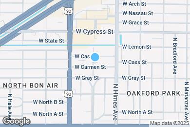 Map image of the property - 3623 W Carmen St