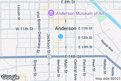 Map image of the property - 1212 Meridian St