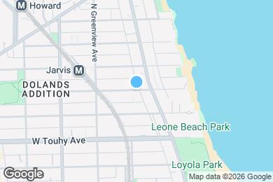 Map image of the property - 1319 W Sherwin Ave