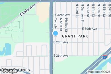 Map image of the property - 3614 Temple St