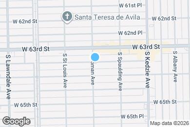 Map image of the property - 3357-3359 W 63rd Pl