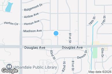 Map image of the property - 3816 82nd St