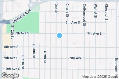 Map image of the property - 713 Oak St
