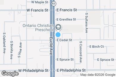 Map image of the property - 115 E Cedar St