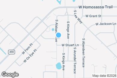 Map image of the property - 3273 S Alabama Ave