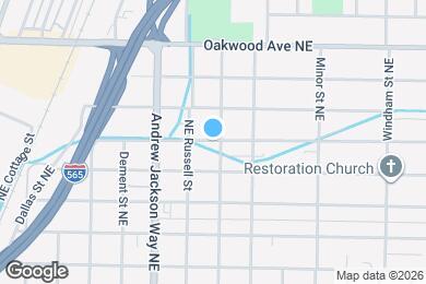 Map image of the property - 816 Rison Ave NE
