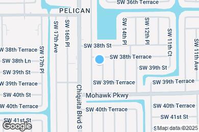 Map image of the property - 3824 SW 15th Ave