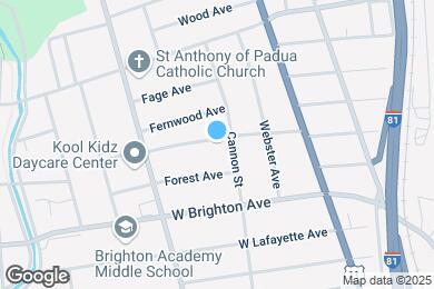 Map image of the property - 311 Warner Ave