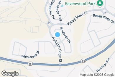 Map image of the property - 1170 McMurdo Cir