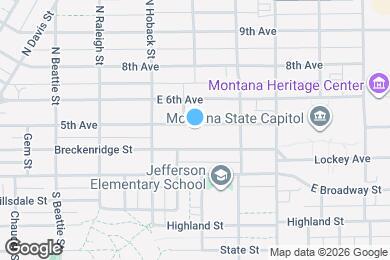 Map image of the property - 1011 5th Ave