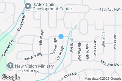 Map image of the property - 1656 5th Pl NW