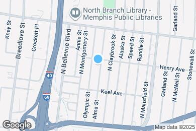 Map image of the property - 865 Alma St