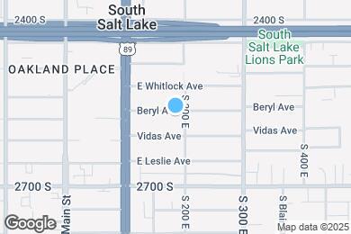 Map image of the property - 184 E Beryl Ave