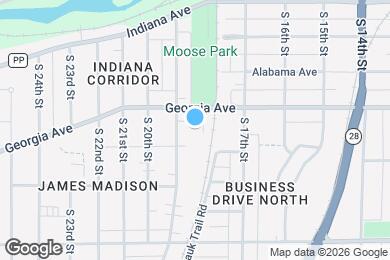 Map image of the property - 1423 Forsyth St