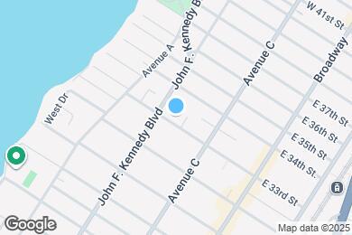 Map image of the property - 93 W 33rd St