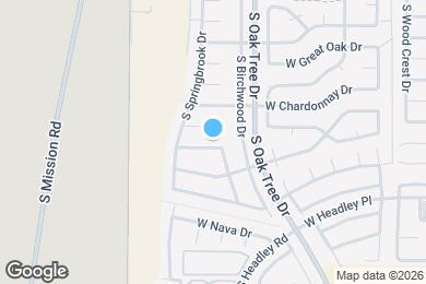 Map image of the property - 1950 W Burgundy Way