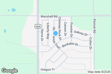 Map image of the property - 212 Old Spanish Trail