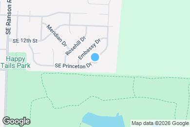 Map image of the property - 1257 SE Princeton Dr
