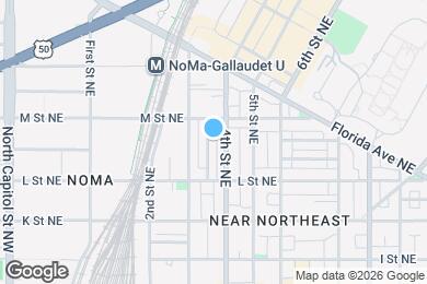 Map image of the property - Elegant H Street Corridor townhouse minutes from downtown