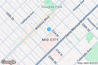 Map image of the property - 2213 Arizona Ave