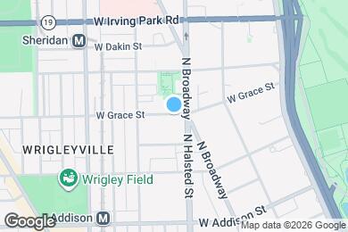 Map image of the property - 3740 N Halsted St