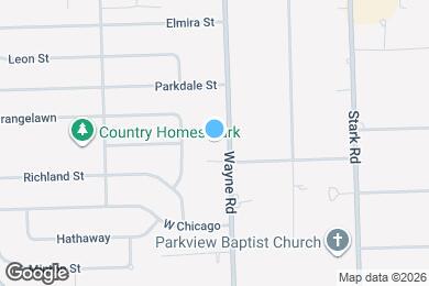 Map image of the property - 10255 Wayne Rd