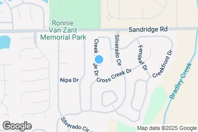 Map image of the property - 2735 Creek Ridge Dr