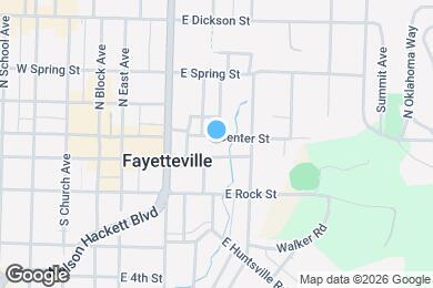 Map image of the property - 215 E Center St