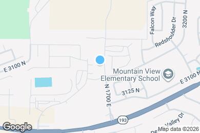 Map image of the property - 3134 N 1675 E