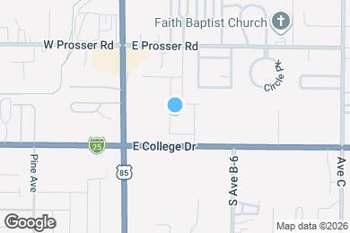 Map image of the property - Prosser Patio Home Apartments