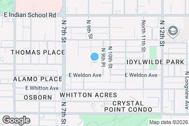 Map image of the property - 3809 N 9th St