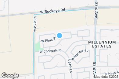 Map image of the property - 8520 W Sonora St