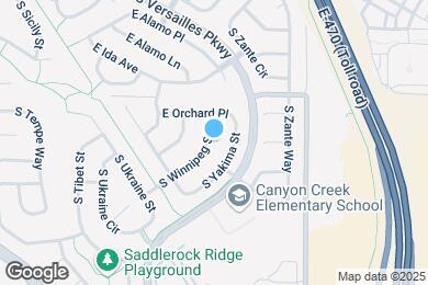 Map image of the property - 5956 S Winnipeg St