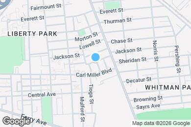 Map image of the property - 1623 Pulaski St