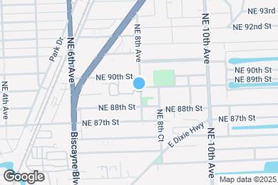 Map image of the property - 8940 NE 8th Ave