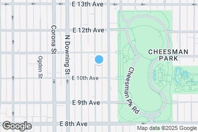 Map image of the property - 1050 N Lafayette St