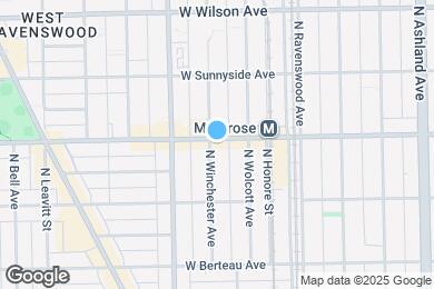 Map image of the property - 1929 W Montrose Ave