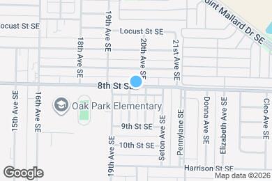Map image of the property - 1915 8th St SE
