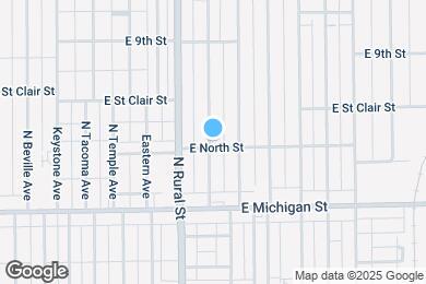 Map image of the property - 605 N Oxford St
