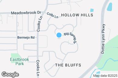 Map image of the property - 2444 Big Spring Dr