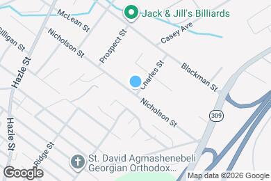 Map image of the property - 134 Nicholson St