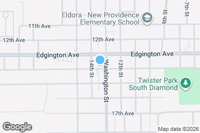 Map image of the property - 1318 14th Ave