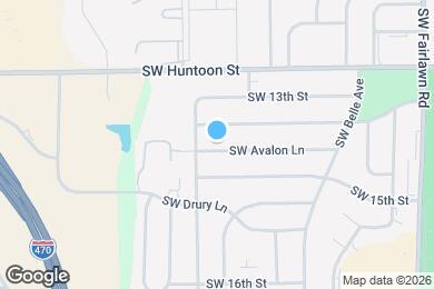 Map image of the property - 5712 SW Avalon Ln