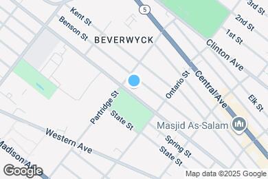 Map image of the property - 583 Washington Ave