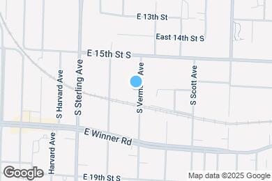 Map image of the property - 1528 S Vermont Ave