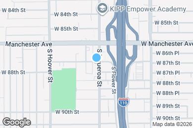Map image of the property - 8701 S Figueroa St