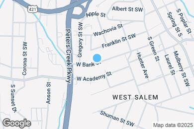 Map image of the property - 1086 W Bank St