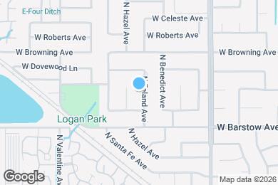 Map image of the property - 5493 N Feland Ave