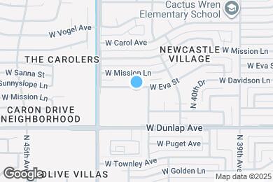 Map image of the property - 4207 W Eva St