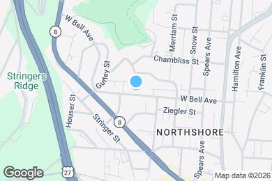 Map image of the property - 419 W Bell Ave